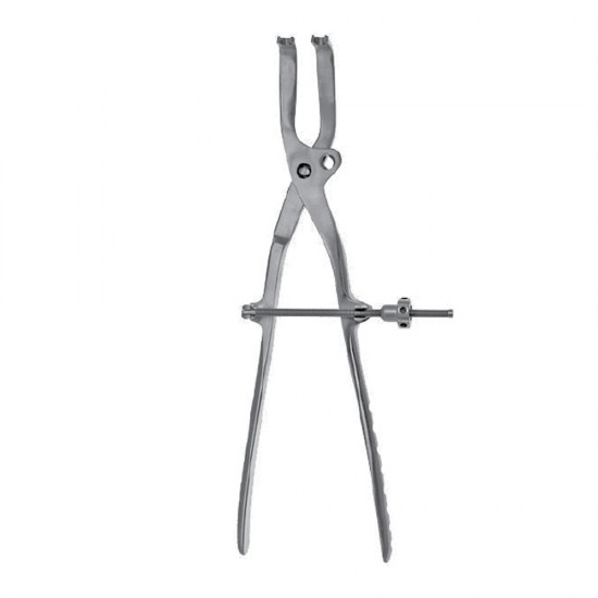 Pelvic Reduction Forceps - Adjustable Jaw For Screws 34 cm