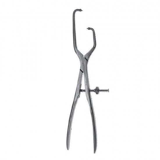 Pelvic Reduction Forceps - Asymmetric Pointed Ball Tip 40cm