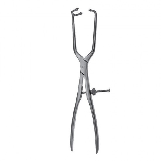 Pelvic Reduction Forceps - Long 1x2 Pointed Ball Tip 40cm