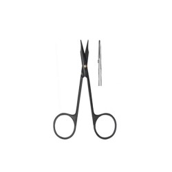 Stevens Tenotomy Scissor Supercut Titanium Black Coated 11.5cm Straight