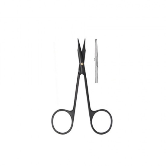 Stevens Tenotomy Scissor Supercut Titanium Black Coated 11.5cm Straight