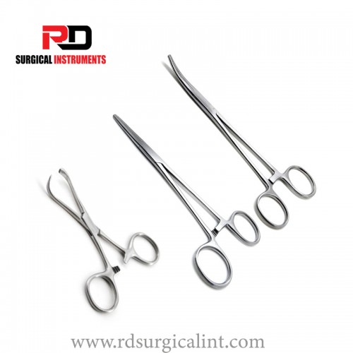 Hemostatic Surgical Forceps and Clamps