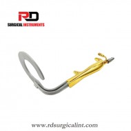 C Circular Breast Retractor With Fiber Optic