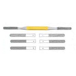 TC Fomon Rasp Double Ended, Flat, Backward Cutting