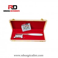 Silver Skin Grafting knife with Sterilized Blade In Wooden box