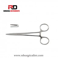 Halsey Needle Holder - Standard with Serrated Jaws