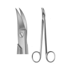 Quinby Scissors Curved 13cm - Dental Gum Scissors